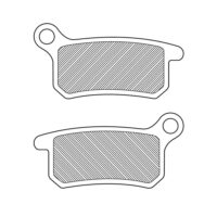 BRAKE PADS FRONT/REAR KTM/HQV/GAS 65CC (GF185) (R)