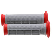 HANDLEBAR GRIP ATV DUAL COMPOUND GREY/RED