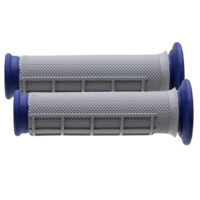 HANDLEBAR GRIP ATV DUAL COMPOUND GREY/BLUE