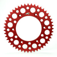 SPROCKET REAR ULTRALIGHT HONDA CR80/85 86-07, CRF150R 07-24 55T RED
