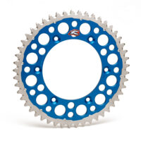 SPROCKET REAR TWIN RING YAMAHA YZ/YZF/WRF 125-450 99-24 49T BLUE