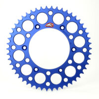 SPROCKET REAR ULTRALIGHT YAMAHA YZ/YZF/WRF 125-450 99-24 49T BLUE