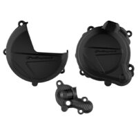 CLUTCH & IGNITION COVER PROTECTOR BETA 250RR-300RR 13-17, X-TRAINER 300 13-17 BLACK