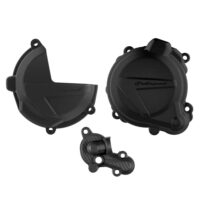 CLUTCH & IGNITION COVER PROTECTOR BETA 250RR-300RR 18-25, X-TRAINER 300 18-25 BLACK
