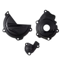 CLUTCH & IGNITION COVER PROTECTOR KTM/HQV SX-F/FC 250-350 23-25 BLACK