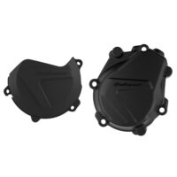 CLUTCH & IGNITION COVER PROTECTOR KTM/HQV SX-F450 16-22, FC/FX450 16-22 BLACK