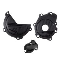 CLUTCH & IGNITION COVER PROTECTOR KTM/HQV SX-F450 23-25, FC/FX450 23-25 BLACK