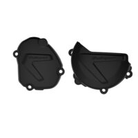 CLUTCH & IGNITION COVER PROTECTOR YAMAHA YZ125 08-25, YZ125X 20-25 BLACK