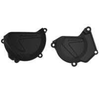 CLUTCH & IGNITION COVER PROTECTOR YAMAHA YZ250 05-25, YZ250X 16-25 BLACK