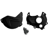 CLUTCH & IGNITION COVER PROTECTOR YAMAHA YZ250F 15-18 BLACK
