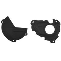 CLUTCH & IGNITION COVER PROTECTOR YAMAHA YZ250F 19-25, YZ250FX 19-25, WR250F 20-25 BLACK