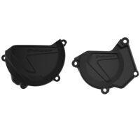 CLUTCH & IGNITION COVER PROTECTOR YAMAHA YZ450F 15-17 BLACK