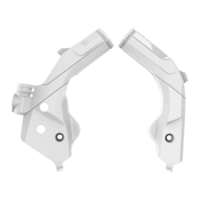 FRAME PROTECTOR GAS/HQV TC/FC/TX/FX 19-22, TE/FE 20-23, MC/MC-F/EC/EC-F 21-23  WHITE