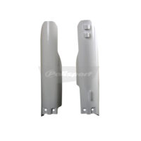 FORK GUARD SUZUKI RM125-250 99-06 WHITE