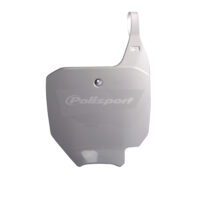 FRONT NUMBER PLATE HONDA CR85 2007, CRF150R 07-25 WHITE