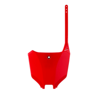 FRONT NUMBER PLATE HONDA CRF250R/RX 22-25, CRF450R/RX 21-25 RED