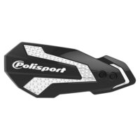 HAND GUARD MX FLOW INC BAR & LEVER MOUNT KAWASAKI KX250F 20-25, KX450F 19-23 BLACK/WHITE