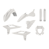 BOX KIT INC FORK GUARDS BETA 125-480RR 2T+4T 20-22 WHITE