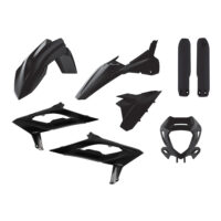 BOX KIT INC FORK GUARDS BETA 125-480RR 2T+4T 23-24 BLACK