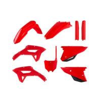 BOX KIT INC FORK GUARDS HONDA CRF250RX 22-24, CRF450RX 21-24 RED OEM