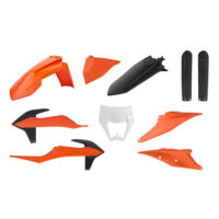 BOX KIT ENDURO INC FORK GUARDS & HEADLIGHT MASK KTM EXC/EXC-F 20-23 OEM 20