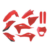 BOX KIT INC FORK GUARDS GAS GAS EC250-300, EC250F-350F 21-23 RED