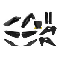 BOX KIT INC FORK GUARDS HUSQVARNA TC/FC/TX/FX 19-22 BLACK