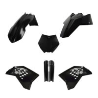 BOX KIT INC FORK GUARDS KTM SX/SX-F 2007 BLACK
