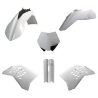 BOX KIT INC FORK GUARDS KTM SX/SX-F 2007 WHITE