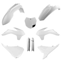 BOX KIT INC FORK GUARDS KTM SX/SX-F/XC/XC-F 13-14 WHITE KTM