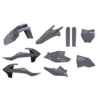 BOX KIT INC FORK GUARDS KTM SX/SX-F/XC/XC-F 16-18, SX250 17-18 NARDO GREY