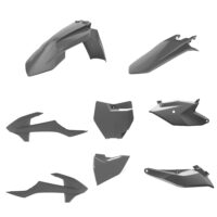 BOX KIT INC AIRBOX COVERS KTM SX85 18-24 NARDO GREY