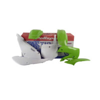 BOX KIT KAWASAKI KX65 00-25 GREEN 05/WHITE (OEM 11-12/16-23)