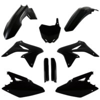 BOX KIT INC FORK GUARDS SUZUKI RM-Z250 10-18 BLACK
