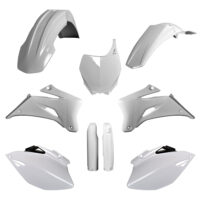 BOX KIT INC FORK GUARDS YAMAHA YZ250F/450F 06-07 WHITE