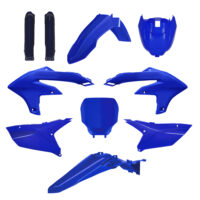 BOX KIT INC FORK GUARDS YAMAHA YZ250F 24-25, YZ450F 23-25, YZ250FX 2025, YZ450FX 24-25 BLUE/BLACK OEM 23-25